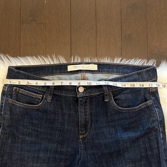 Gap True Skinny Jeans Dark Stretch Denim Size 32R - Picture 2 of 7